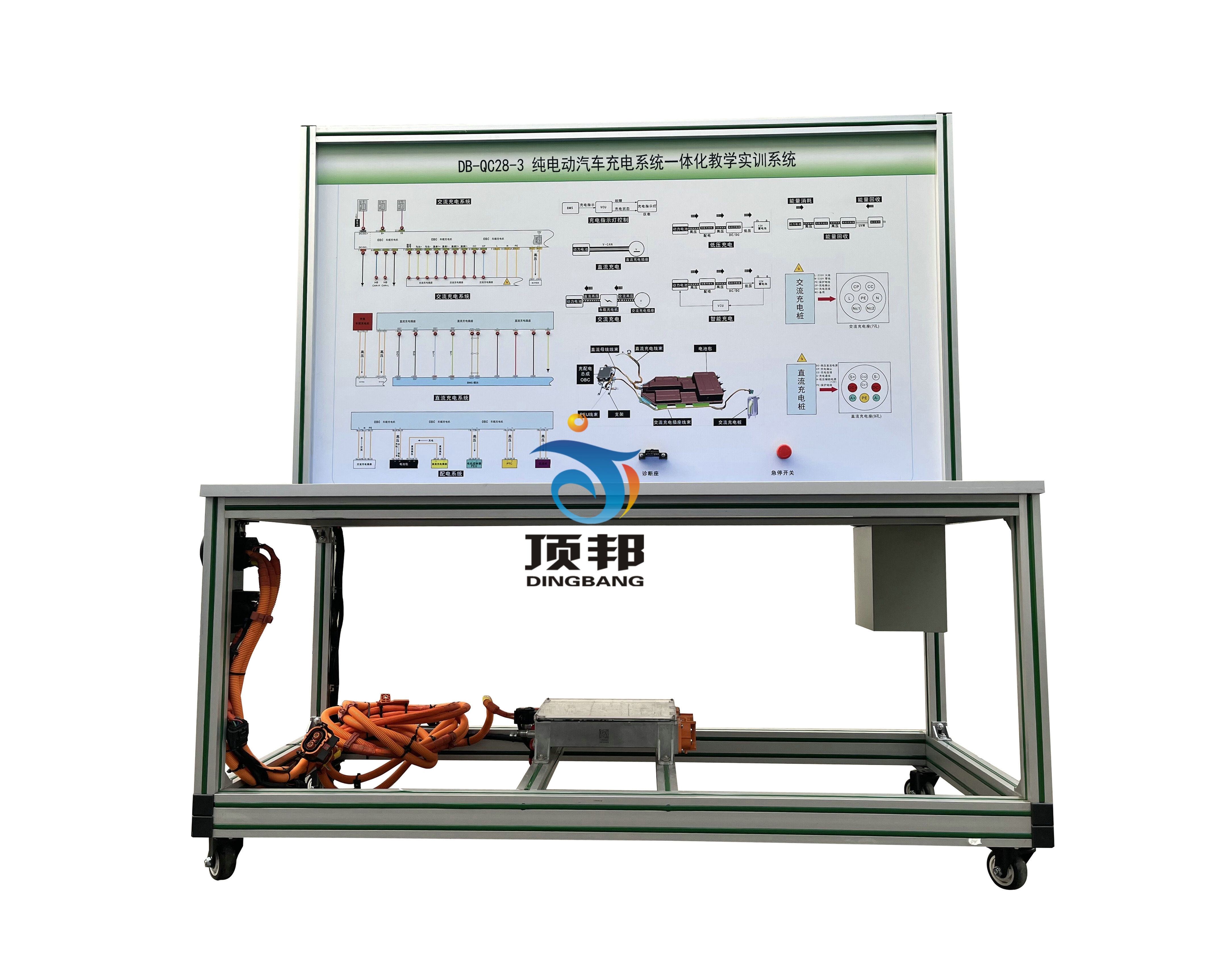 纯电动汽车充电系统一体化教学实训系统